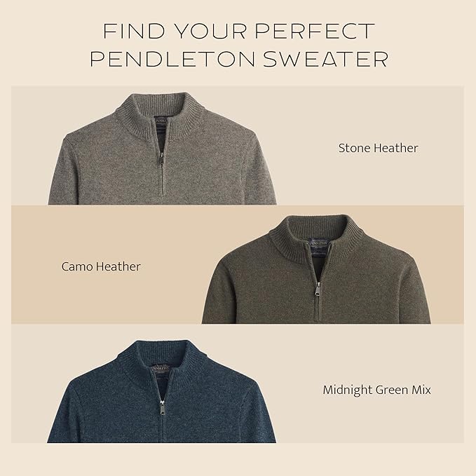 Pendleton Wool 1/4 Zip Sweater