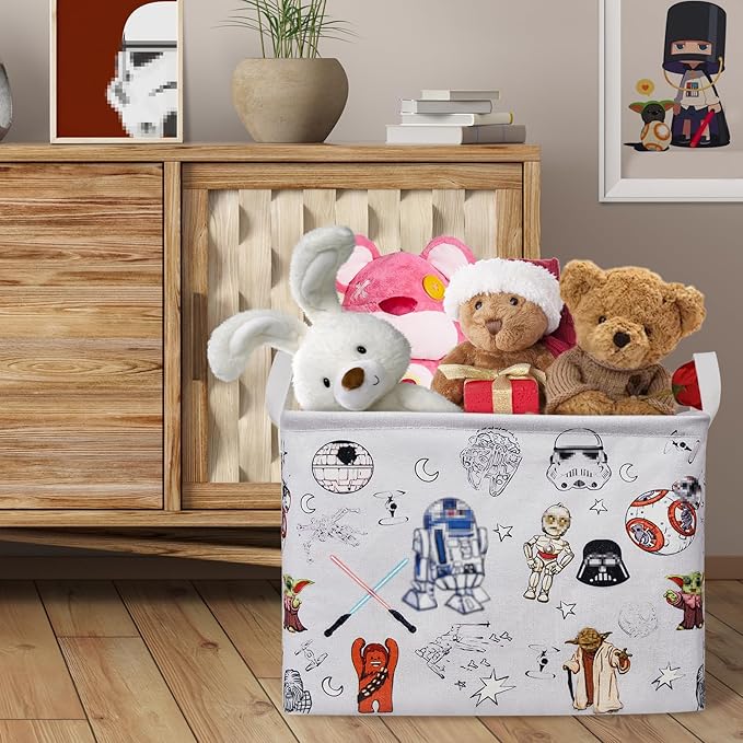 Room Nursery Decor,Baby Laundry Large Hamper Foldable With Waterproof Pe Coating,Dirty Clothes Basket Featuring The Child,Bedroom,Bathroom Set,Toy Bin,Kids Birthday Gifts (Square)