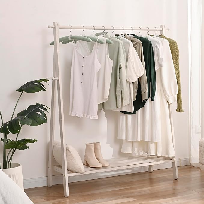 JS HANGER Padded Hangers - 17 Inch Extra Large Heavy Duty Fabric Covered Coat Hangers No Shoulder Bump for Women Clothes, Sweaters, Dresses, Clothing, Weddings, Lingerie Pack of 10, Mint Green