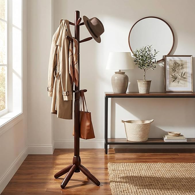 Cortesi Home Phoebe Wooden Coat Rack
