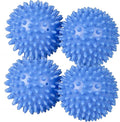 Sunbeam Plastic Dryer Balls Laundry Fabric Softener, Blue (4 Pack)