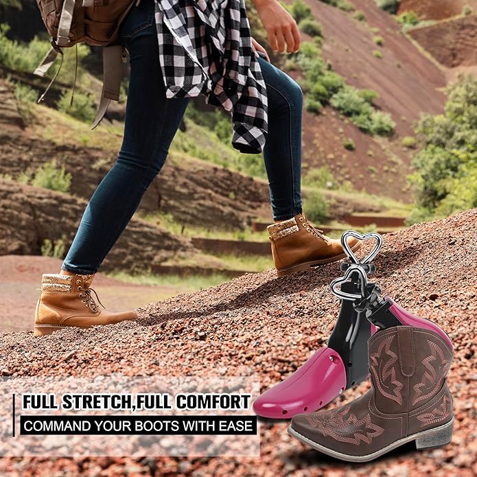 Shoe Stretchers for Sneakers Leather Cowboy Boots Stretcher For Men Women, Shoe Expander For Men Women