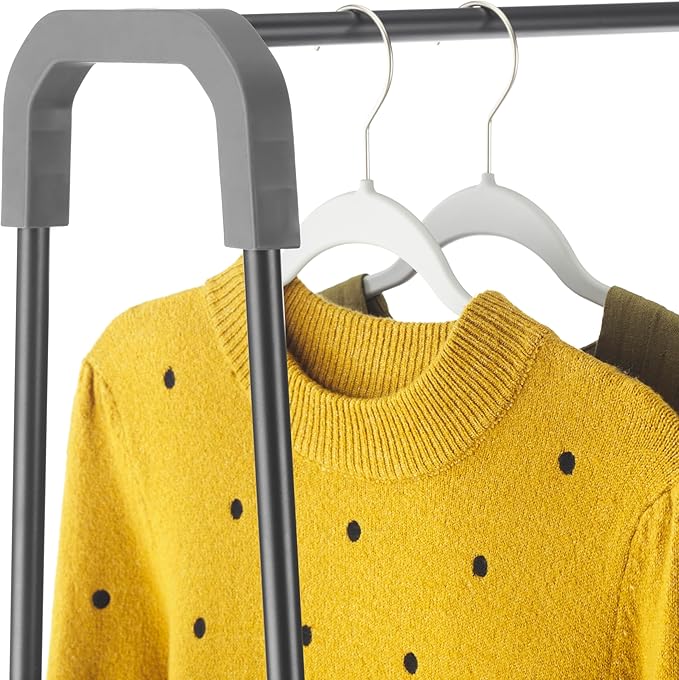 Whitmor Garment Rack with Shelf - Gunmetal