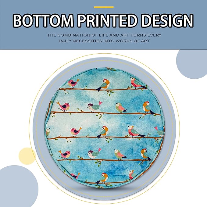 Cute Bird Laundry Basket Color Animal Foldable Oxford Cloth Funny Tote Bag Laundry Hamper Clothes Storage Bucket Toy Organizer For Bathroom/Laundry Storage/Bedroom 18.9x16.5 Inch