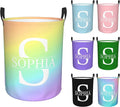 Custom name Laundry Hamper, Customizable Laundry Hampers, Personalized laundry basket, Customized Dirty Clothes Hamper with name for Bathroom Barbershop Living Room Bedroom