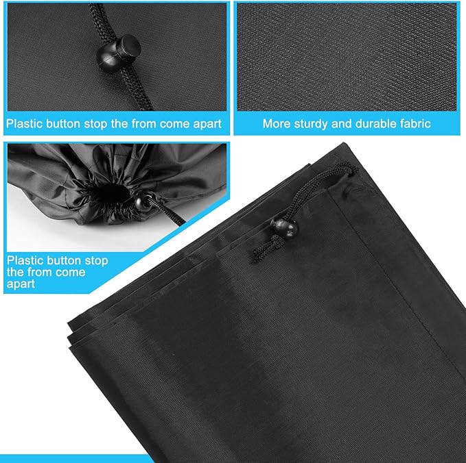 20 Pcs Laundry Bag Washable Travel Laundry Bags with Drawstring Lock Closure Large Heavy Duty for Camping Tent Blankets Dirty Clothes Yarn Fabric Storage, Multi Use