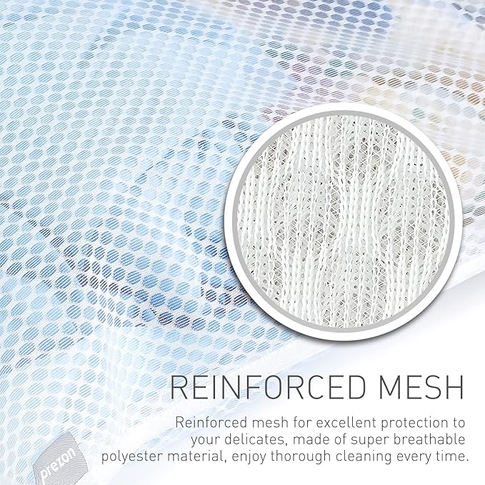 Mesh Laundry Bags, Washing Machine Wash Bags, Reusable and Durable Mesh Wash Bags for Delicates Blouse, Hosiery, Underwear, Bra, Lingerie Baby Clothes - 5 Different Size