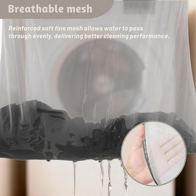 3 Pcs Premium Fine Mesh Laundry Bags, 3 Large 16 x 20 Inches Durable Laundry Wash Bags with Sturdy Zipper for Delicates, Laundry Bag for Delicates, Garment Bag for Washing Machine (3 Large)