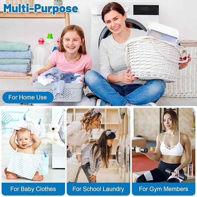 4-Pack Durable Honeycomb Mesh Laundry Bags for Delicates - 12x16 Inches Lingerie Bags for Washing Delicates with Sturdy Zippers, Protect Clothes in Washing Machine for Home, College & Dorm (Medium)
