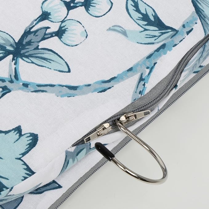 Garment Steamer Hanging Ironing Board Steamer Board for Clothes for Handheld Steamer Accessory Ironing Mat Pad for Dorm Home, Blue White