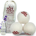 Organic Scented Wool Dryer Balls for Laundry Reusable | XL Scented 3-Pack with Lavender Oil – Natural Fabric Softener for Laundry – Chemical-Free, Hypoallergenic, Energy Saving