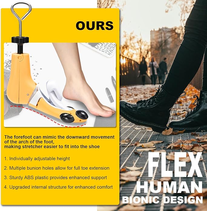 Shoe Stretcher Men Women, Boot Stretcher for Wide Feets Adjustable Shoe Tree Boot Widener Expander
