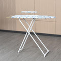 43" x 13" Ironing Board Height Adjustable Iron Board, Heavy Duty Itoning Board with Iron Rest & Heat Resistant Cover, Foldable Ironing Stand