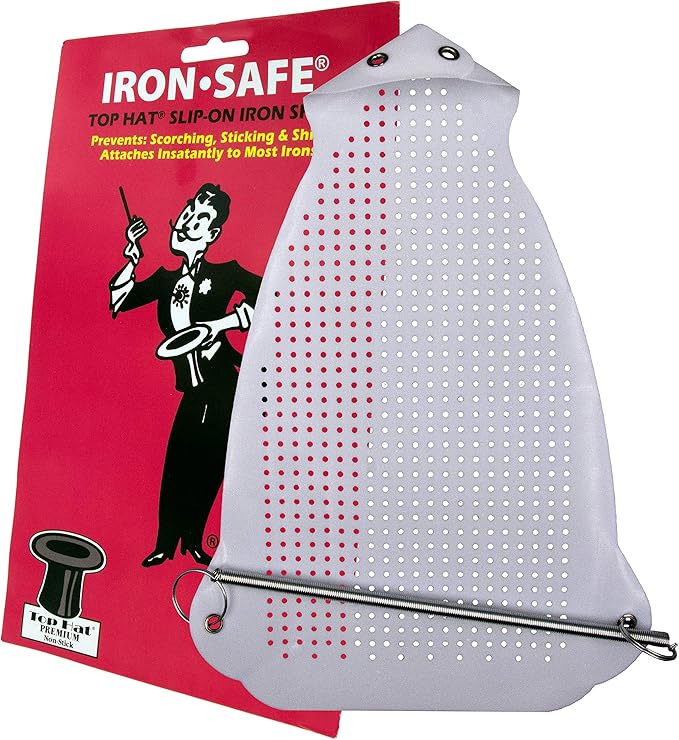 Iron Safe Slip-On Ironing Shoe - Prevents Scorching, Sticking & Shine