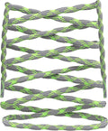 Premium Round Wave Shape Non Slip Heavy Duty Shoe Laces for Hiking Shoes, Boots and Sneakers