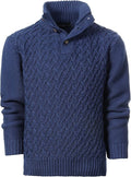 Gioberti Kids and Boys Mock Neck Pullover Knitted Sweater