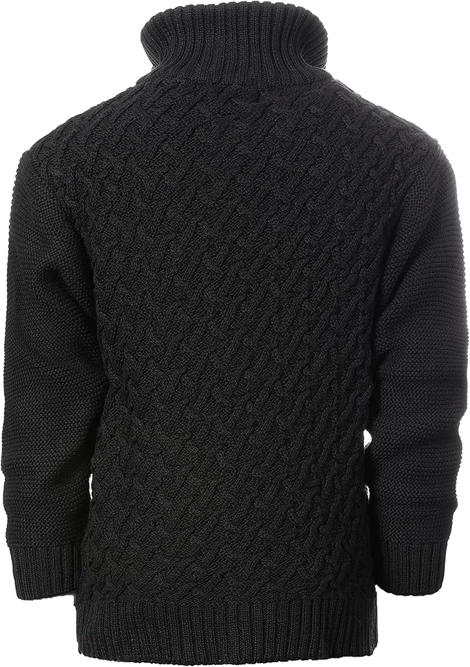 Gioberti Kids and Boys Mock Neck Pullover Knitted Sweater