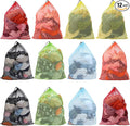 12 Pcs 24'' x 33'' Large Mesh Bags for Laundry, Wash bags, Sturdy Mesh Material Closed with Drawstring, Factory, University, Dormitory, Travel and Apartment Dweller, Color