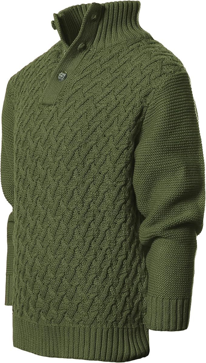 Gioberti Kids and Boys Mock Neck Pullover Knitted Sweater