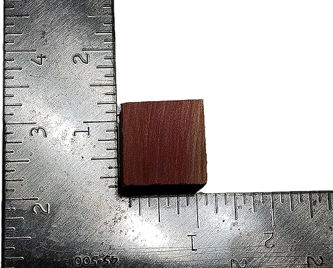 Eastern Red Cedar Wood Cubes 45 Count, Natural Fresh Aromatic Blocks, 1" Inch Diamiter, for Book Shelves, Closets and Storage