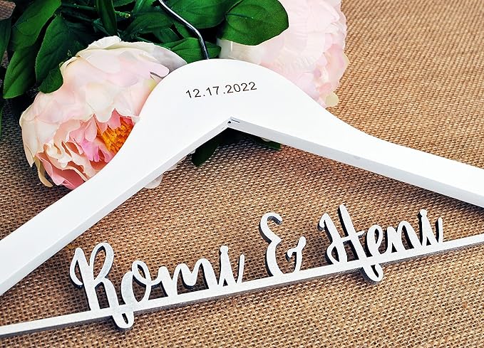 Personalized Bride Hanger, Wedding, Lady, Custom, Honor Maid, Bridesmaid, Doctor, Graduation Dress