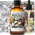 HIQILI Amber Soil Fragrance Oil for Diffuser, Perfume & Hair Perfume Mist Making - Citrus, Pepper & Woody Notes, Long-Lasting Scent - 1 Fl Oz