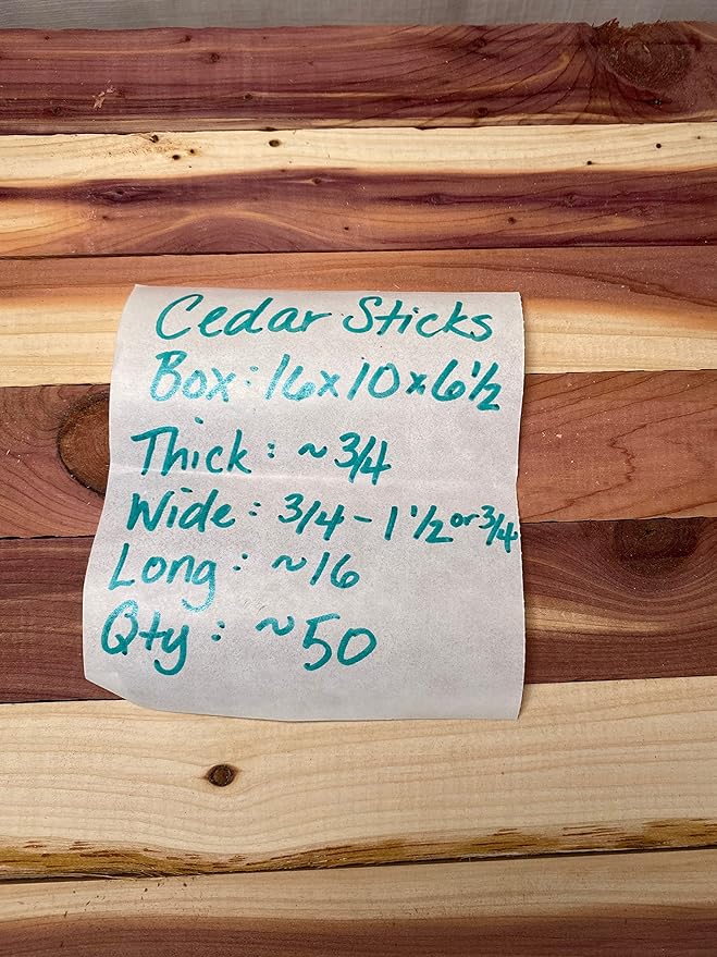 16 Inch Long Aromatic Cedar Wood Boards. Rustic Wood for Crafts…