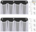 RV Shoe Storage for Bedside - 4 Pocket Wall Mounted Entryway Shoes Rack, Bed Hanging Pocket Organizer, Bedside Caddy Storage Organizer for Headboards Bunk Beds Dorm Rooms,RV & Camper Essentials