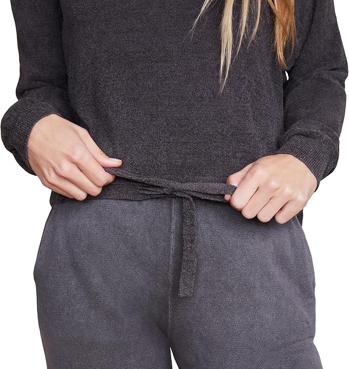 Barefoot Dreams CozyChic Ultra Lite Slouchy Pullover for Women, Ultra Soft Long Sleeve, Crew Neck Pullover