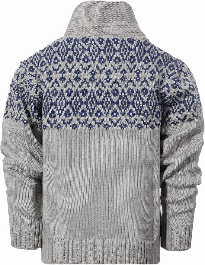 Gioberti Kids and Boys 100% Cotton Pullover Knitted Sweater with Toggle Button Closure
