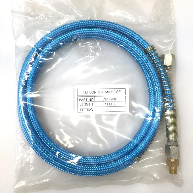 Flexible Teflon Steam Hose for All Steam Irons 7 Feet