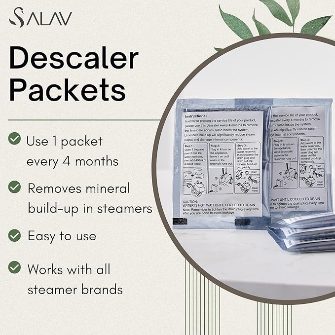 SALAV Water Tank with Cap for SALAV (GS25 Tank + 3pc Decalcifier)