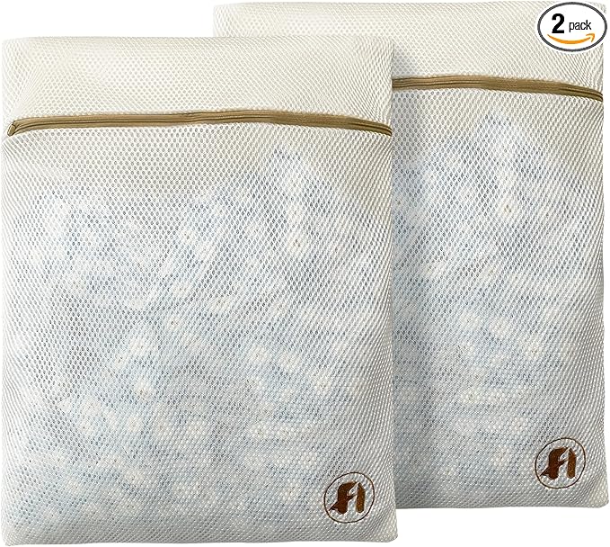 Mesh Laundry Bags for Delicates with Auto Lock Zipper, 3 Layers Laundry Bag, 16''x20''Mesh Bag for Bra, Blouse, Hosiery, Underwear, Baby Clothes, Delicates Bag for Washing Machine