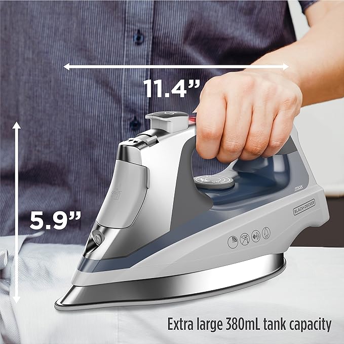 BLACK+DECKER Allure Professional Steam Iron,Blue,D3030,(Pack of 4)