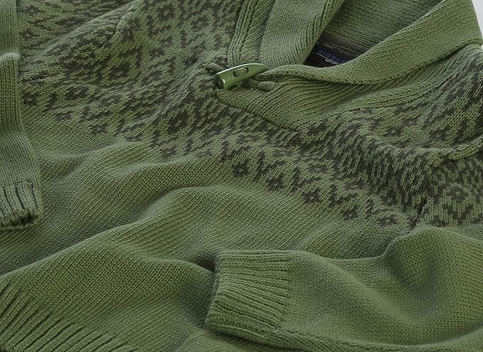 Gioberti Kids and Boys 100% Cotton Pullover Knitted Sweater with Toggle Button Closure