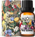HIQILI Iris Sonnet Diffuser Oil, Elegant Floral Fruity Scent, Water Soluble for Car Air fresheners, Reed Diffuser, Relaxing & Cozy - 0.34 Fl Oz