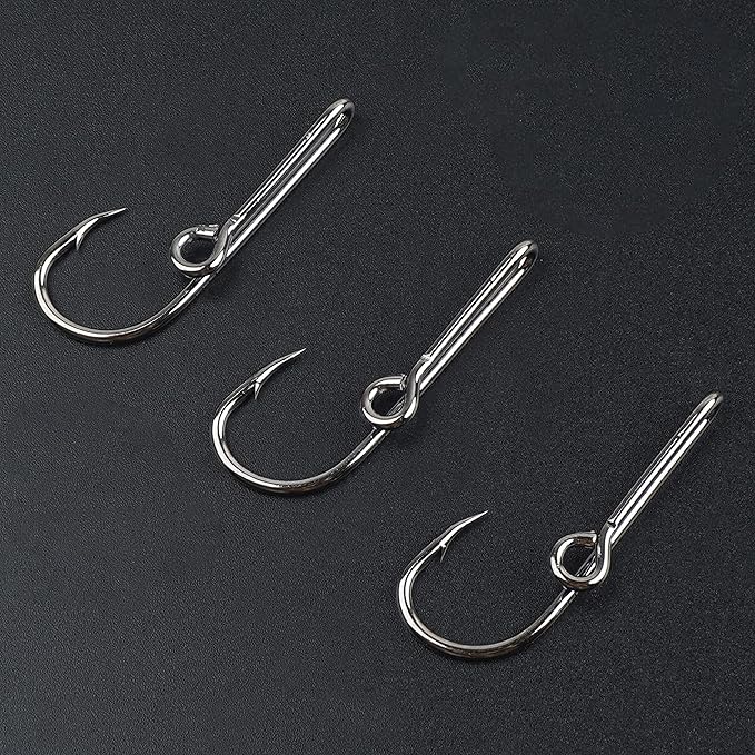 Fishing Hook Hat Pins & Clips - 12PCS Gold/Black Fish Hook Hat Tie Clips for Outdoor