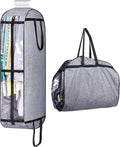 MISSLO Hanging Garment Bags for Travel Suit Bags for Closet Storage 50" Moving Bags for Clothes Dress Cover for Coat, Jacket, Shirt, Clothing