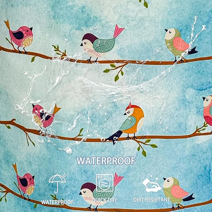 Cute Bird Laundry Basket Color Animal Foldable Oxford Cloth Funny Tote Bag Laundry Hamper Clothes Storage Bucket Toy Organizer For Bathroom/Laundry Storage/Bedroom 18.9x16.5 Inch