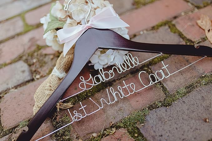First White Coat Hanger, Pharmacist New Doctor Gift, PhD Gift, White Coat Ceremony, Medical School Graduation
