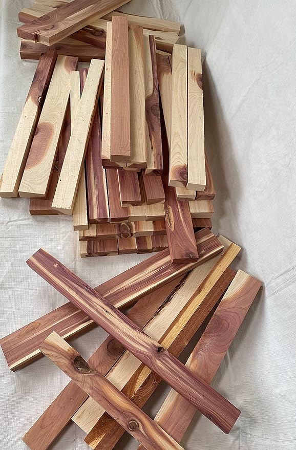 16 Inch Long Aromatic Cedar Wood Boards. Rustic Wood for Crafts…