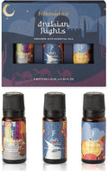 Folkulture Essential Oils Set for Diffuser | Pack of 3 Exotic Aromatherapy Oils | Oud Rose, Oud Tobacco & Amber Scents | Home Fragrance Gift Set for Relaxation & Every Day Gifts | Arabian Nights