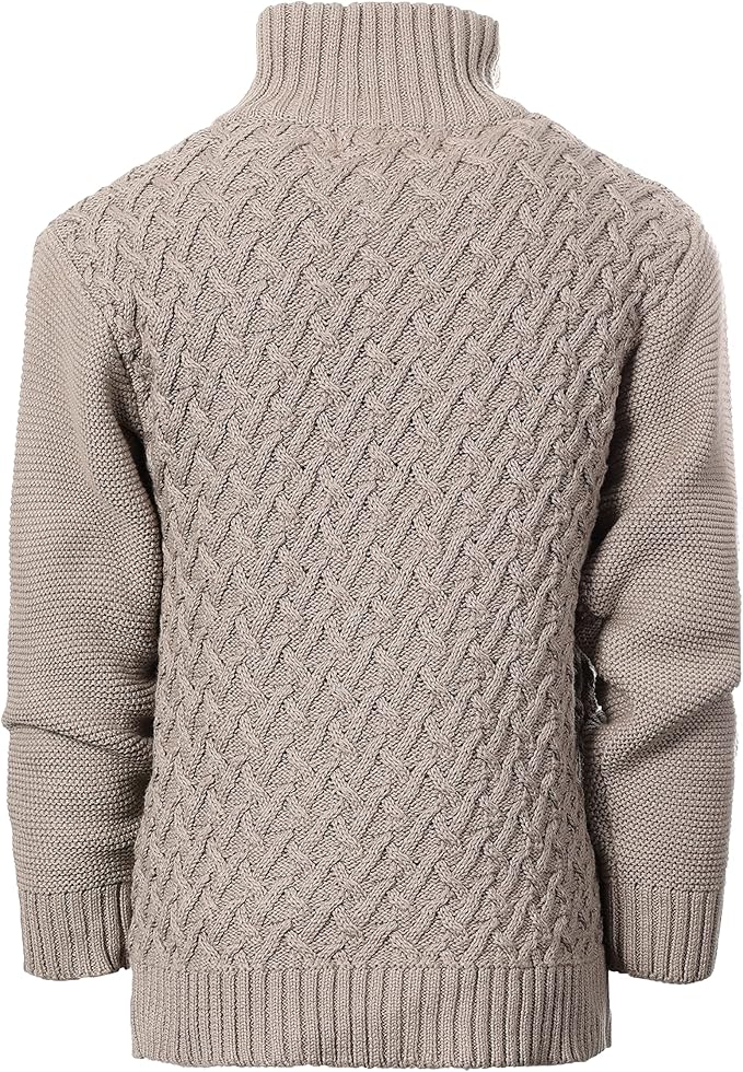 Gioberti Kids and Boys Mock Neck Pullover Knitted Sweater