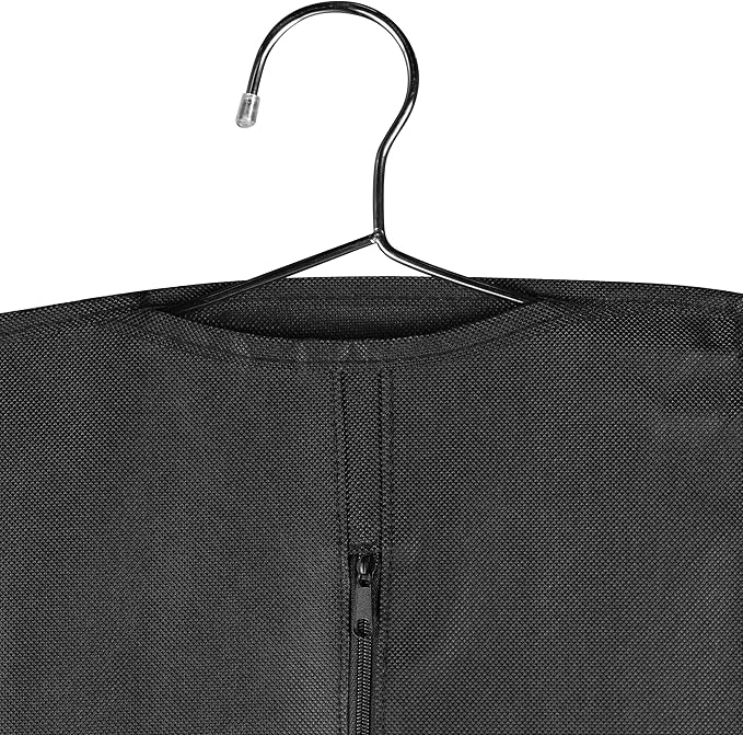 Handy Laundry Fabric Garment Bag - Protect Your Clothing While Traveling and Dust Free While Hanging in Your Closet. These Bags are Ideal for Coats, Suits, Dresses or Gowns - Set of 2 (24 X 54 Inches)