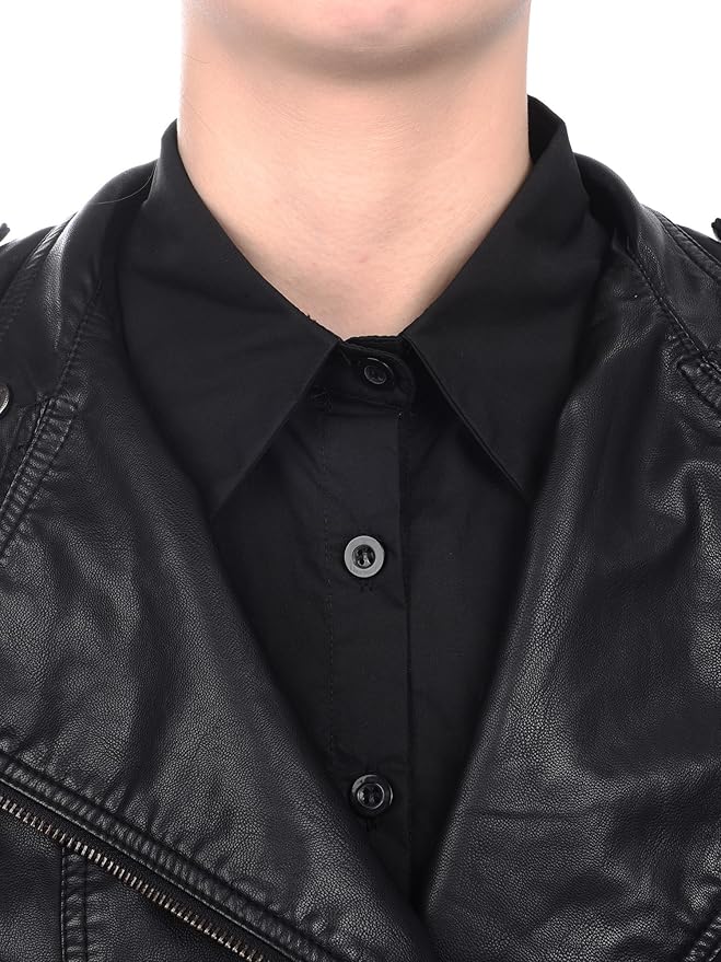 EBOOT Fake Collar Detachable Dickey Blouse Half Shirts for Girls and Women