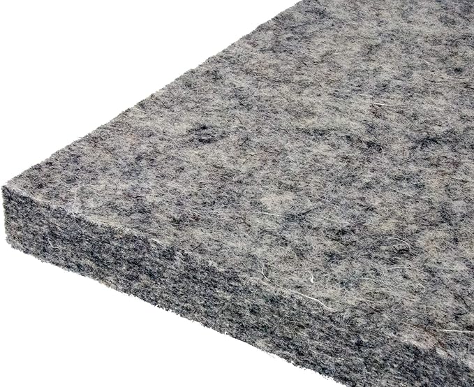 Premium Wool Ironing Pad for Quilters - 100% Wool Felt Pressing Mat - The Ideal Pressing Pad for Home & Commercial Ironing (17" x 24" x 0.5")