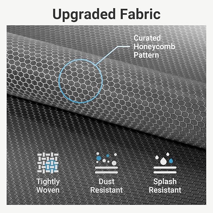VIPEK Cover ONLY for V2/V2S/V7/R4/R3 Plus Clothes Rack, Dustproof Zippered Polyester Fabric Cover, Sturdy, Wrinkle Resistance, Breathability Keep Garments Dry, 46.1" L X 17.7" W X 75.2" H, Gray