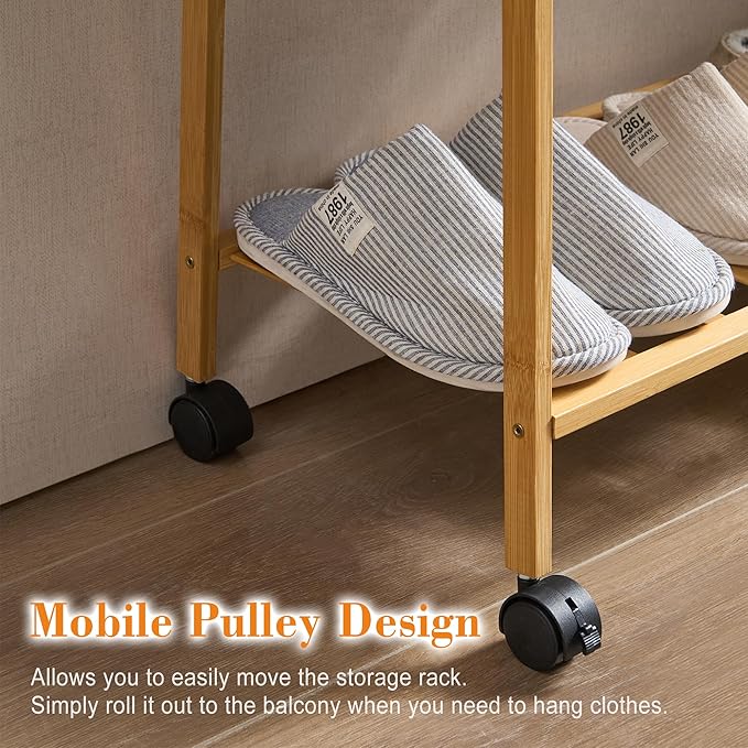 VECELO Coat Rack Freestanding, Entryway Hanger Stand, Umbrella Holder