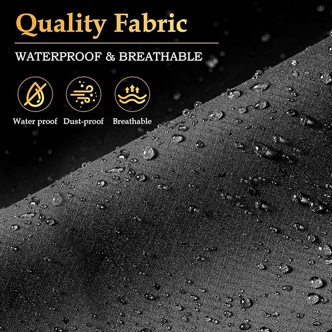 40" Breathable Garment Bag, Suit Covers, Travel Carrier Bag with Handles, Foldover