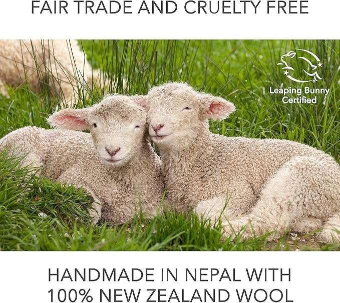 Friendsheep Wool Dryer Balls, Organic Reusable Fabric Softener Alternative for Laundry, Handmade, Fair Trade, Hypoallergenic, Eco-Friendly, Plastic-Free (6 Pack XL - Purple Haze)